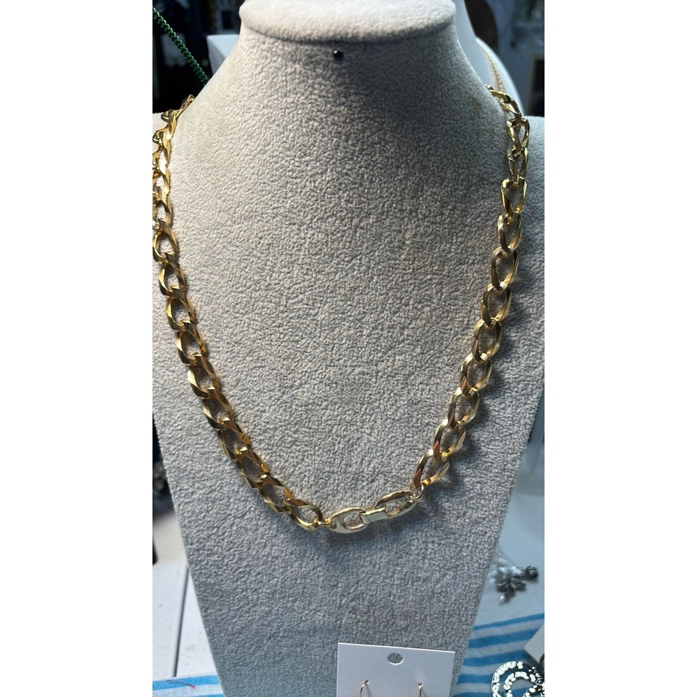 #9. Gold-tone Statement Necklace